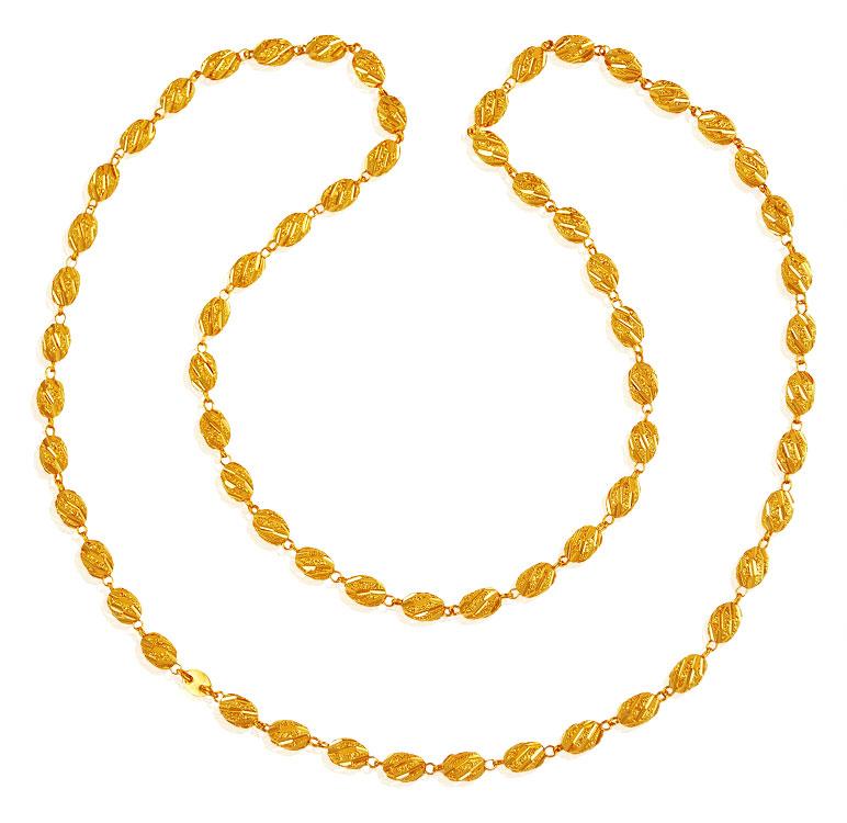 22K Gold Balls Chain(26 Inches) - chfc21576 - [Necklace ( Chains ...