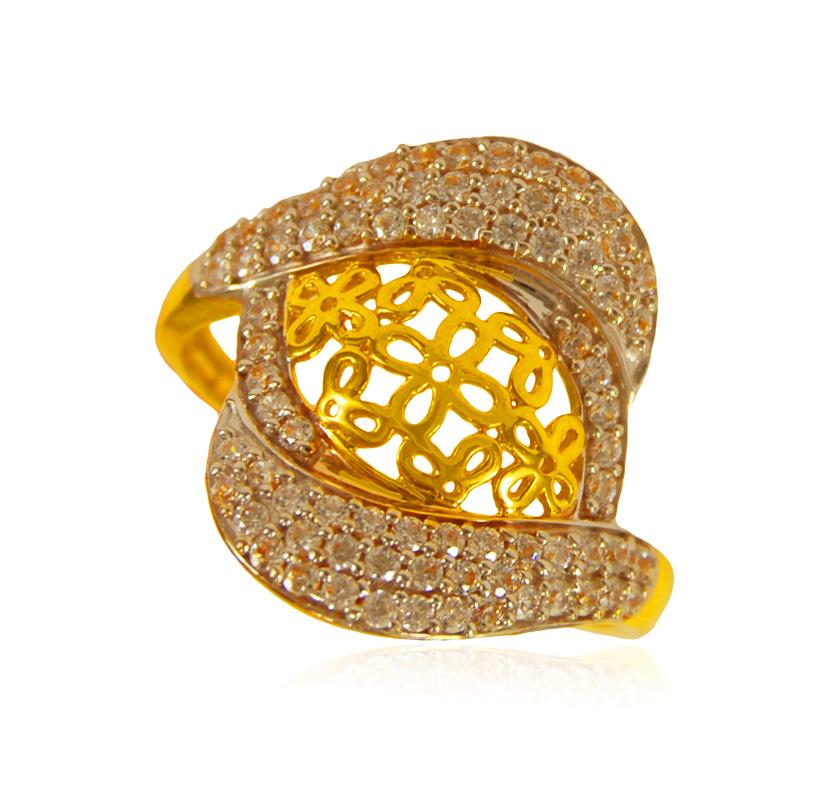 Signity 22KT Gold Ring | Tallajewellers